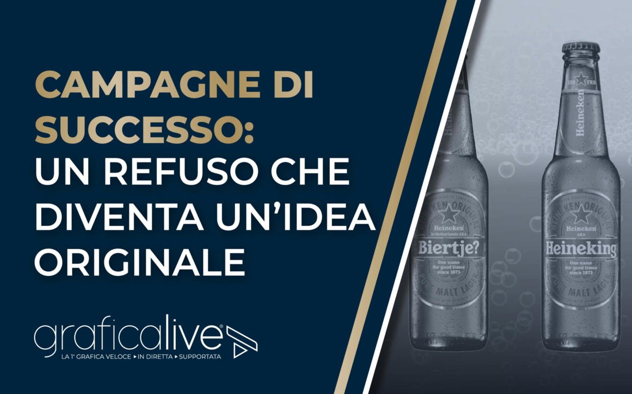 Campagne di successo: un refuso che diventa un'idea originale | GraficaLive | Torino | Lugano | Italia | Svizzera | 2024